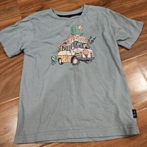 American Hawk Ice Cream Truck Graphic Kids T-Shirt 4t